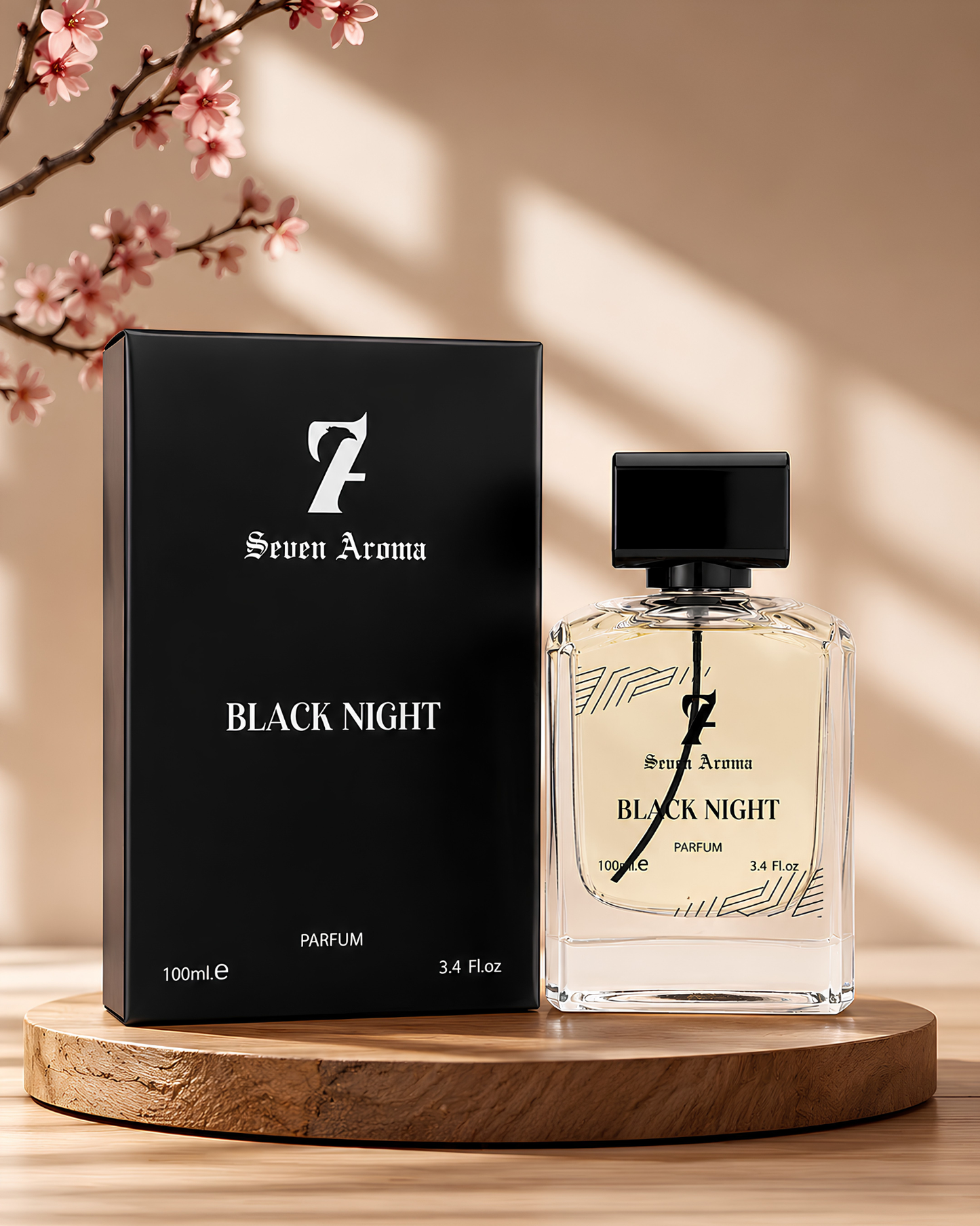 BLACK NIGHT Parfum – Fruity, Woody & Amber Caramel Fragrance