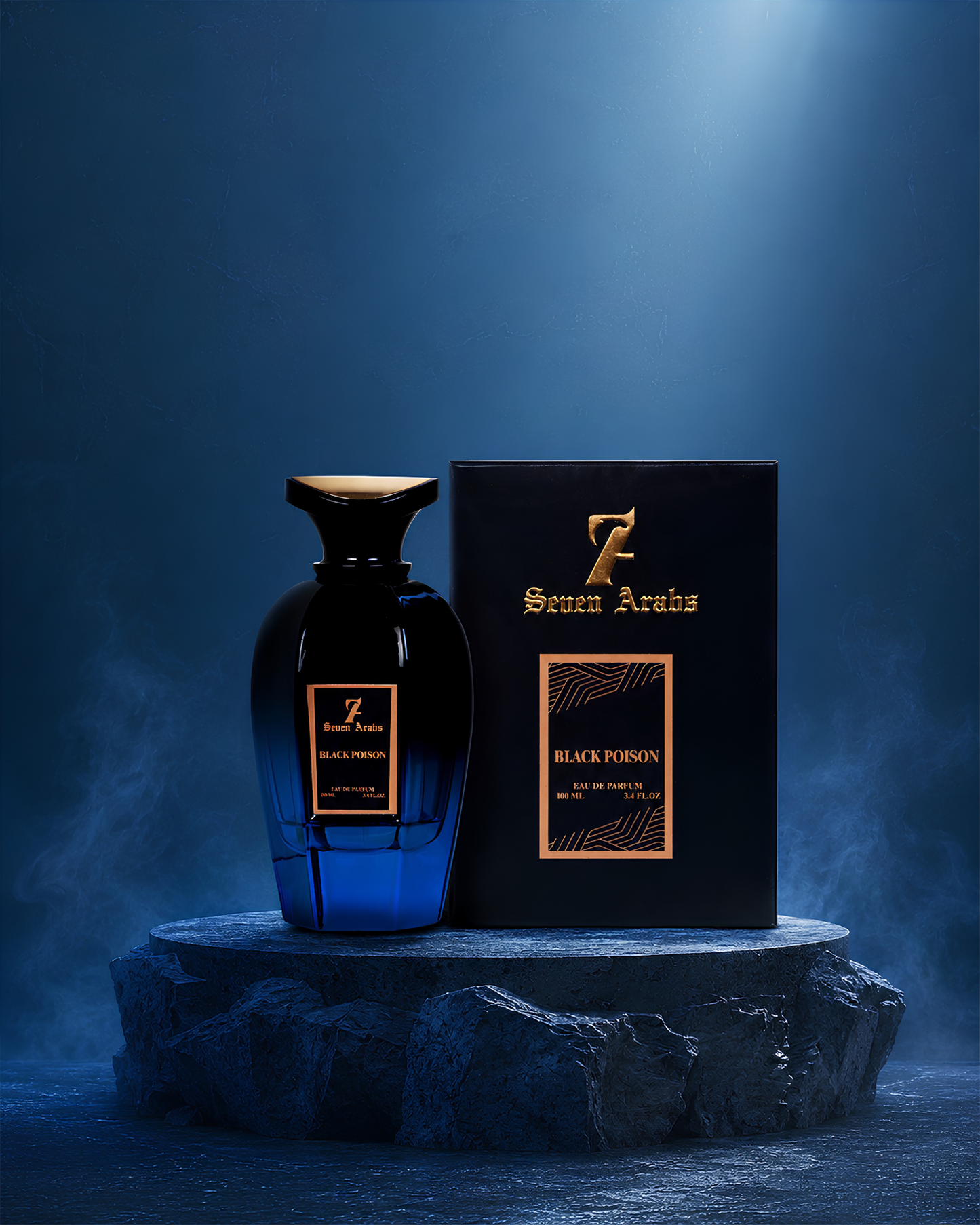Black Poison Eau De Parfum – Luxury Spicy Woody Aromatic Fragrance for Men & Women
