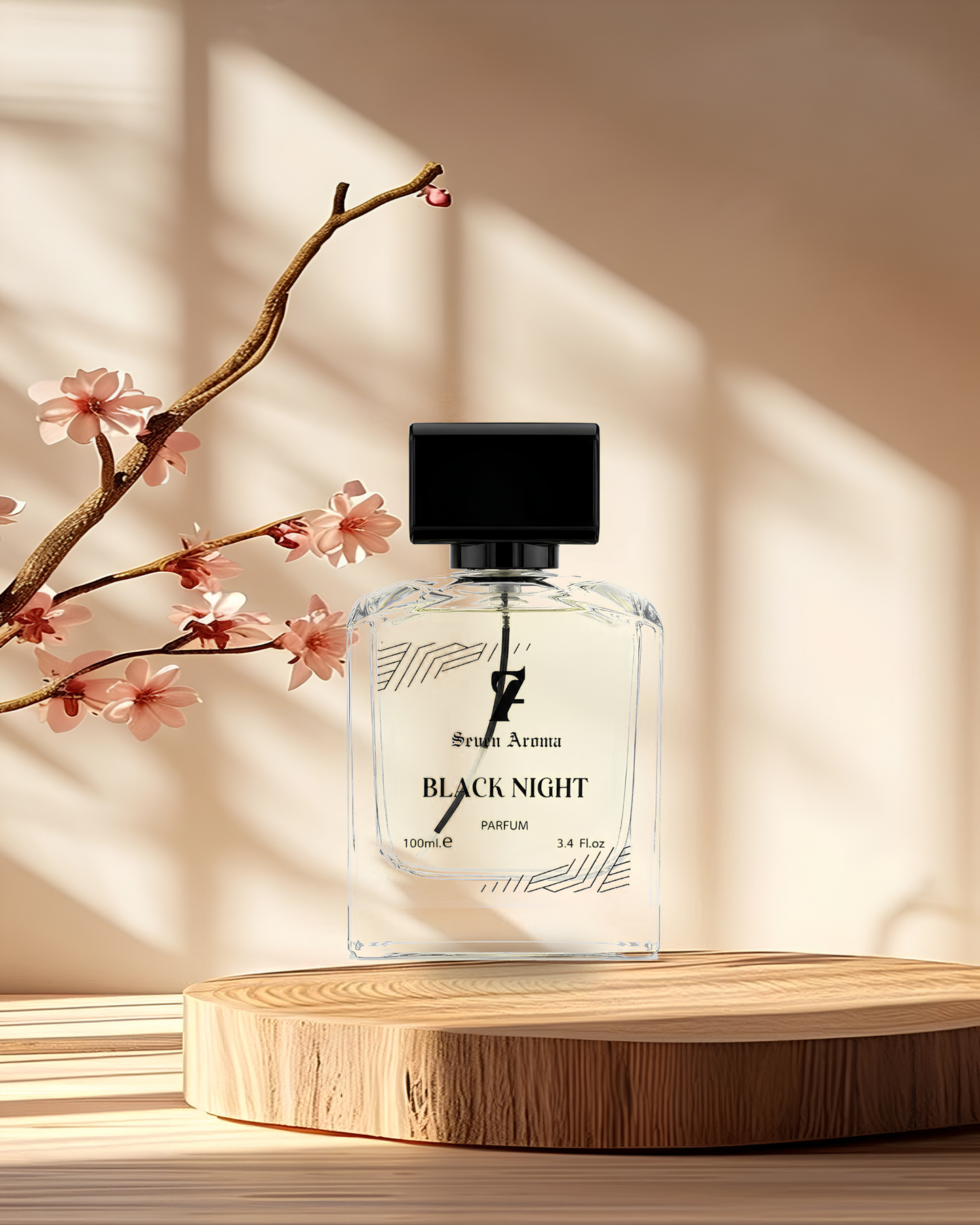BLACK NIGHT Parfum – Fruity, Woody & Amber Caramel Fragrance