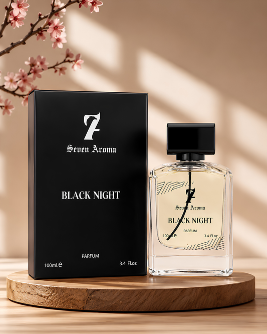 BLACK NIGHT Parfum – Fruity, Woody & Amber Caramel Fragrance