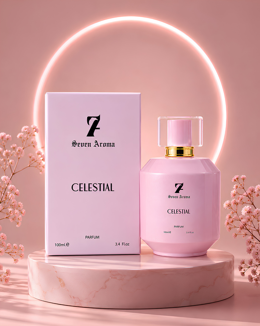 CELESTIAL Parfum – Floral, Fruity & Musky Rose Fragrance