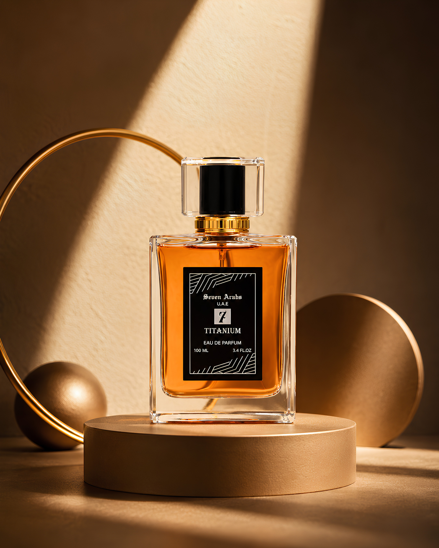 TITANIUM  Parfum – Fresh Citrus, Aromatic & Vanilla Amber Fragrance